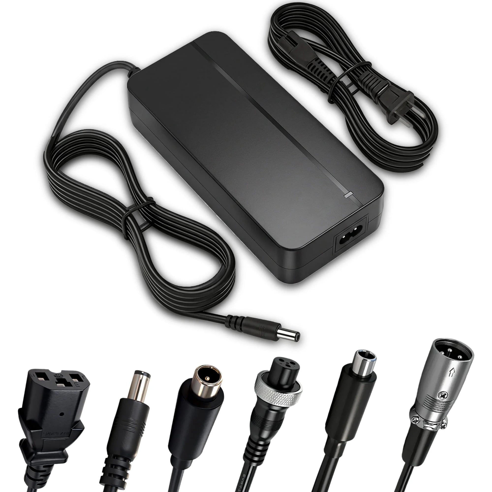 58.8V 2A E-Bike Charger – 7-in-1 Plugs