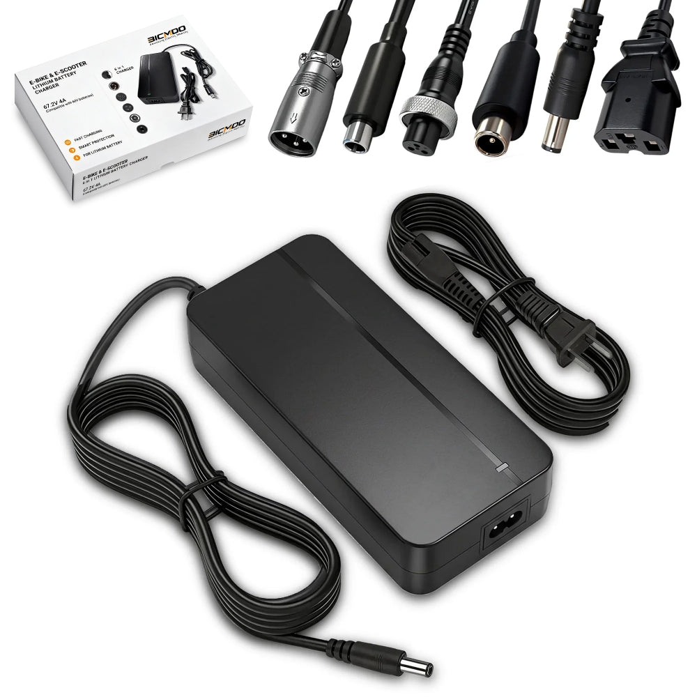 54.6V 2A Fast Charger for Super73 E-Bikes | 48V Lithium Battery Adapter
