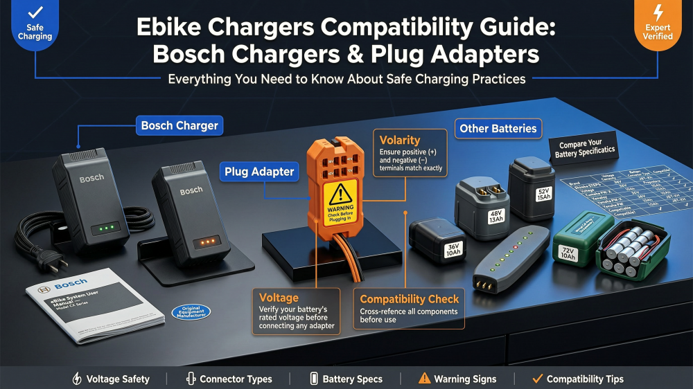 Are Bosch Ebike Chargers Compatible with Other Batteries? Adapter & Plug Safety Guide
