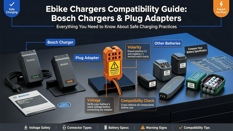 Are Bosch Ebike Chargers Compatible with Other Batteries? Adapter & Plug Safety Guide