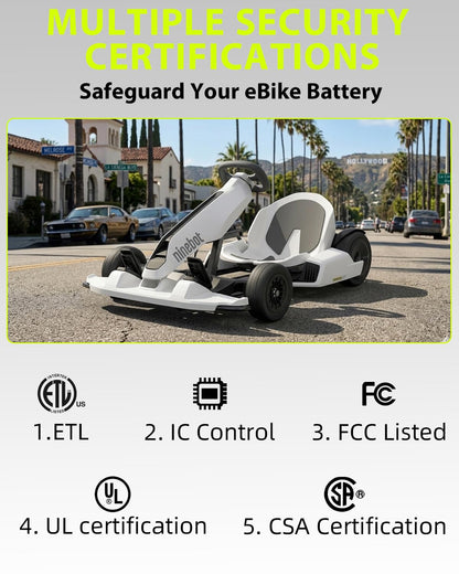 63V Segway Ninebot Charger – 4-Pin Charger for Ninebot S, Mini Pro, Mini Lite, L8, One A1, One S2, S-Max, GoKart Kit & GoKart Pro